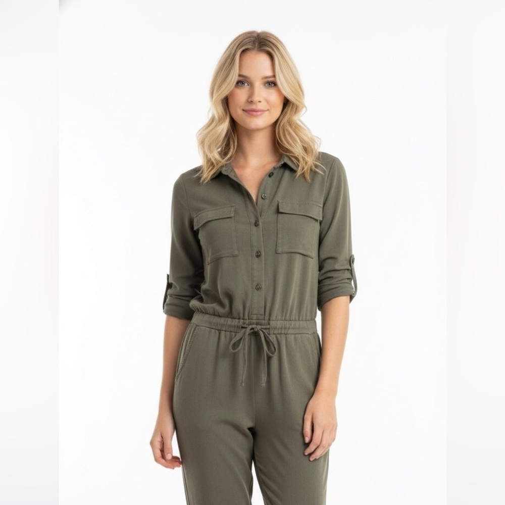 YFB by Revolve Aviator Lane jumpsuit romper in Balsam size xsmall